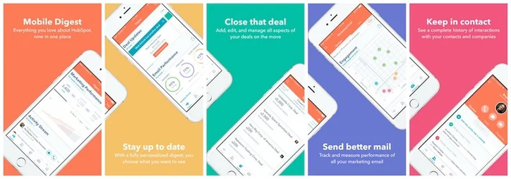 HubSpot App collage Mobile Accessibility and Apps free ai hubspot